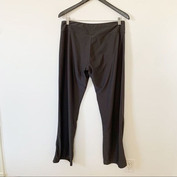 Nike Dark Grey Wide Leg Stretchy Athletic Pants - Picture 4 of 4